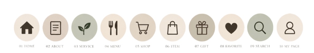 【アイコン】Business Web Icon｜ビジネス・Webサイト用おしゃれアイコン素材　50個セット