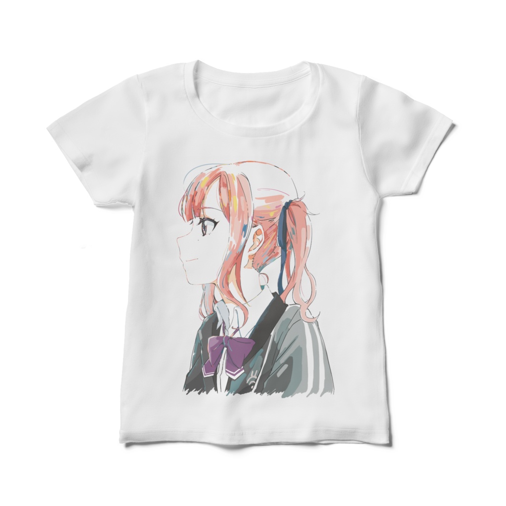 夏色花梨 レディースTシャツ(イラスト:ゆの)