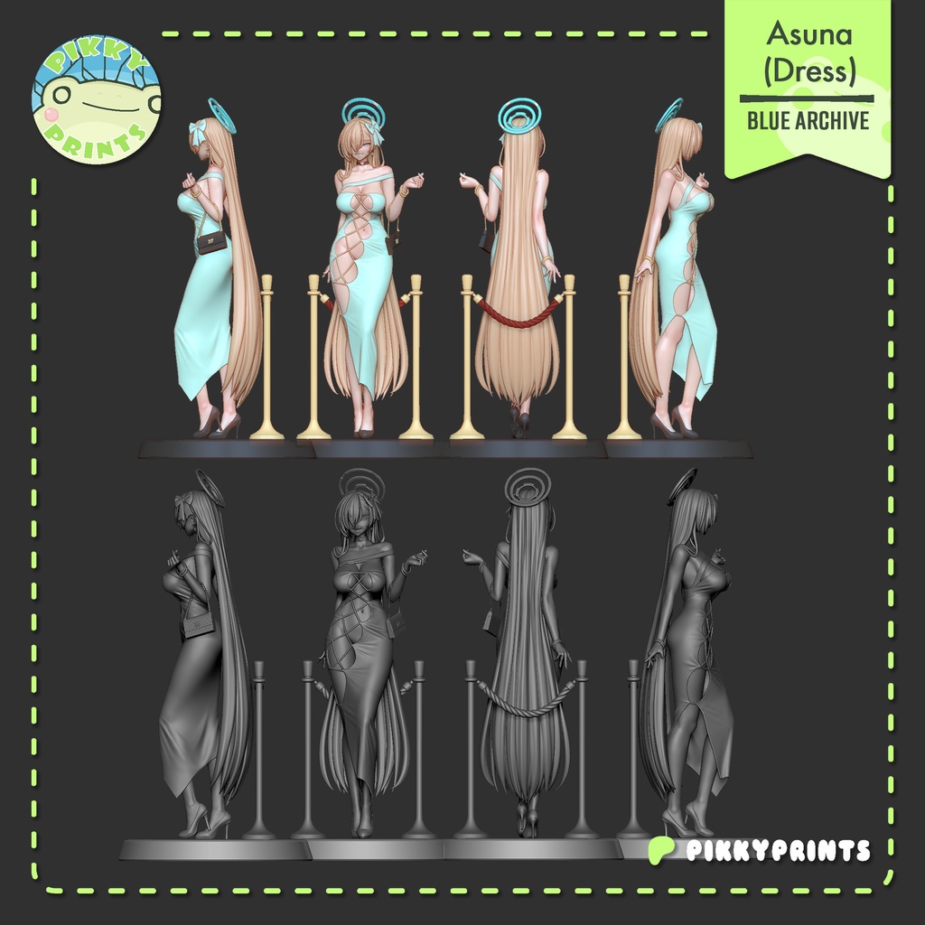 ブルーアーカイブ アスナ(ドレス) ガレージキット