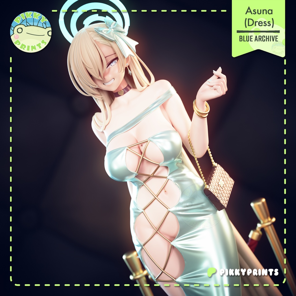 ブルーアーカイブ　アスナ(ドレス)　ガレージキット