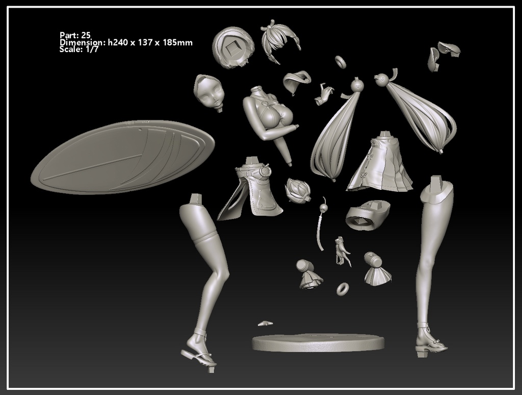 ゼンレスゾーンゼロ アリス(水着) ガレージキット
