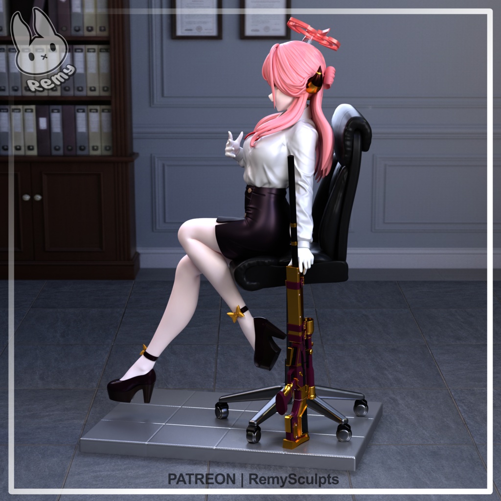 ブルーアーカイブ 陸八魔アル ガレージキット