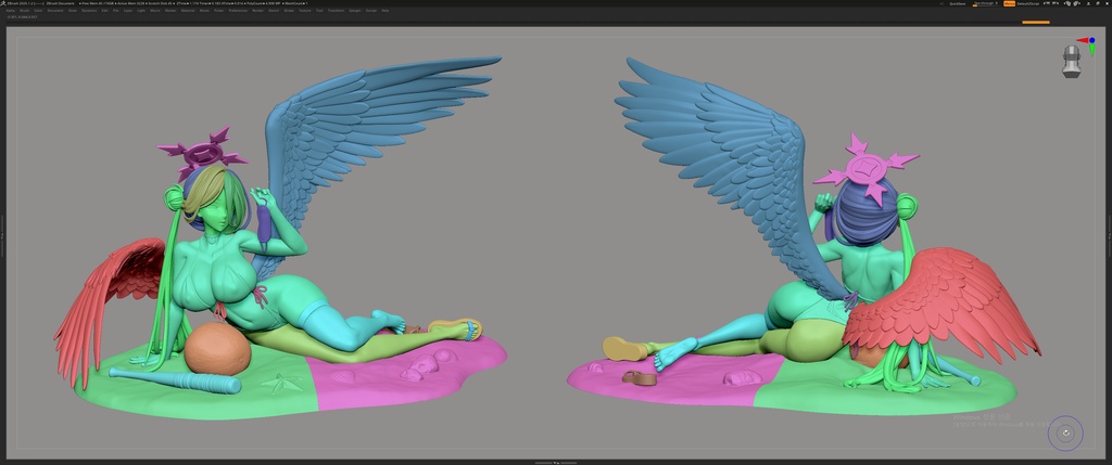 ブルーアーカイブ 水着ハスミ ガレージキット