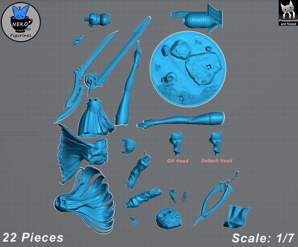 鳴潮 千咲 ガレージキット