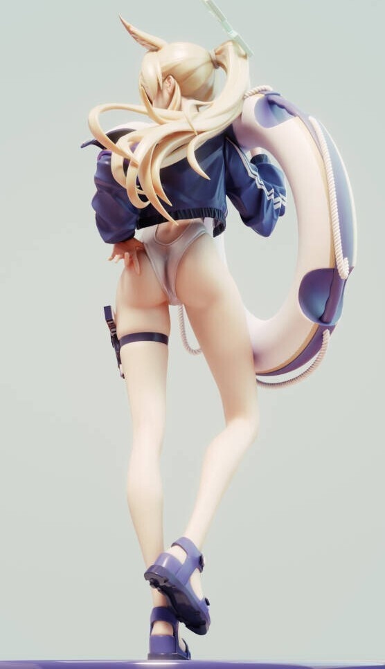 ブルーアーカイブ 水着カンナ ガレージキット