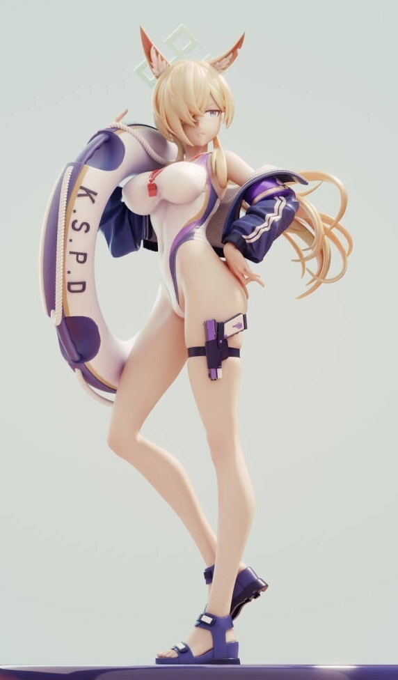 ブルーアーカイブ 水着カンナ ガレージキット