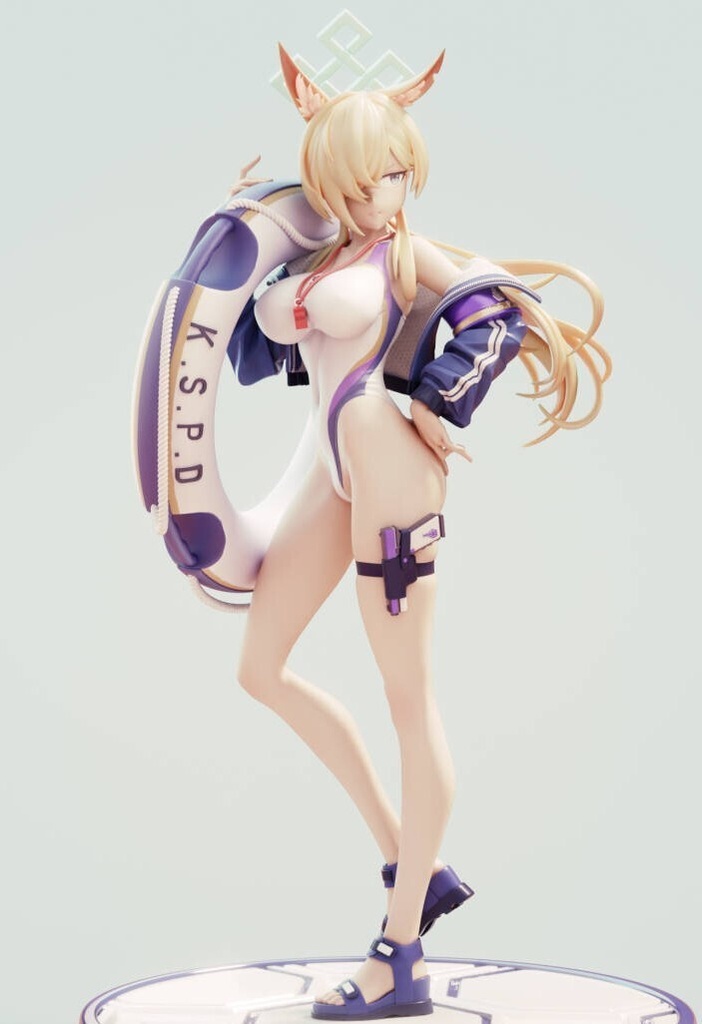 ブルーアーカイブ　水着カンナ　ガレージキット