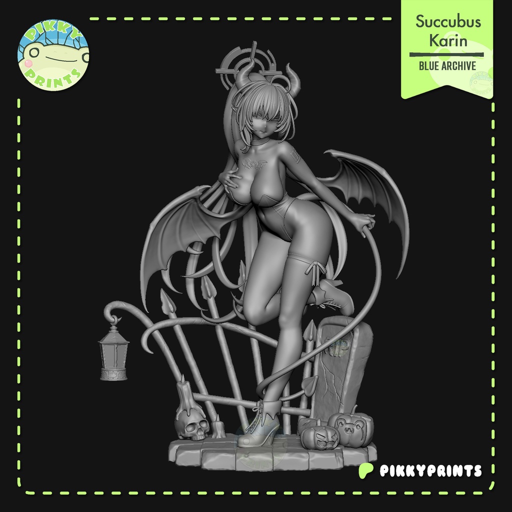 ブルーアーカイブ カリン(サキュバス) ガレージキット