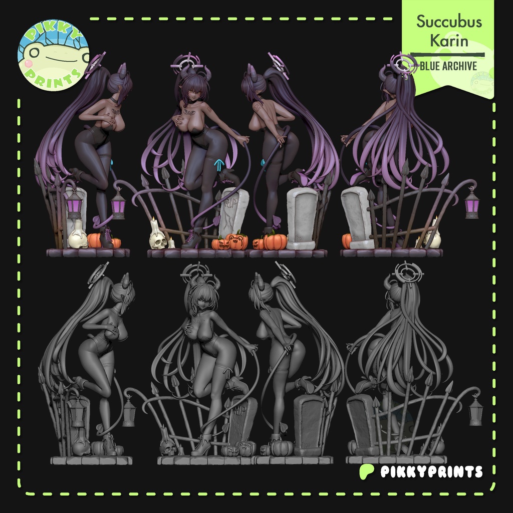 ブルーアーカイブ カリン(サキュバス) ガレージキット