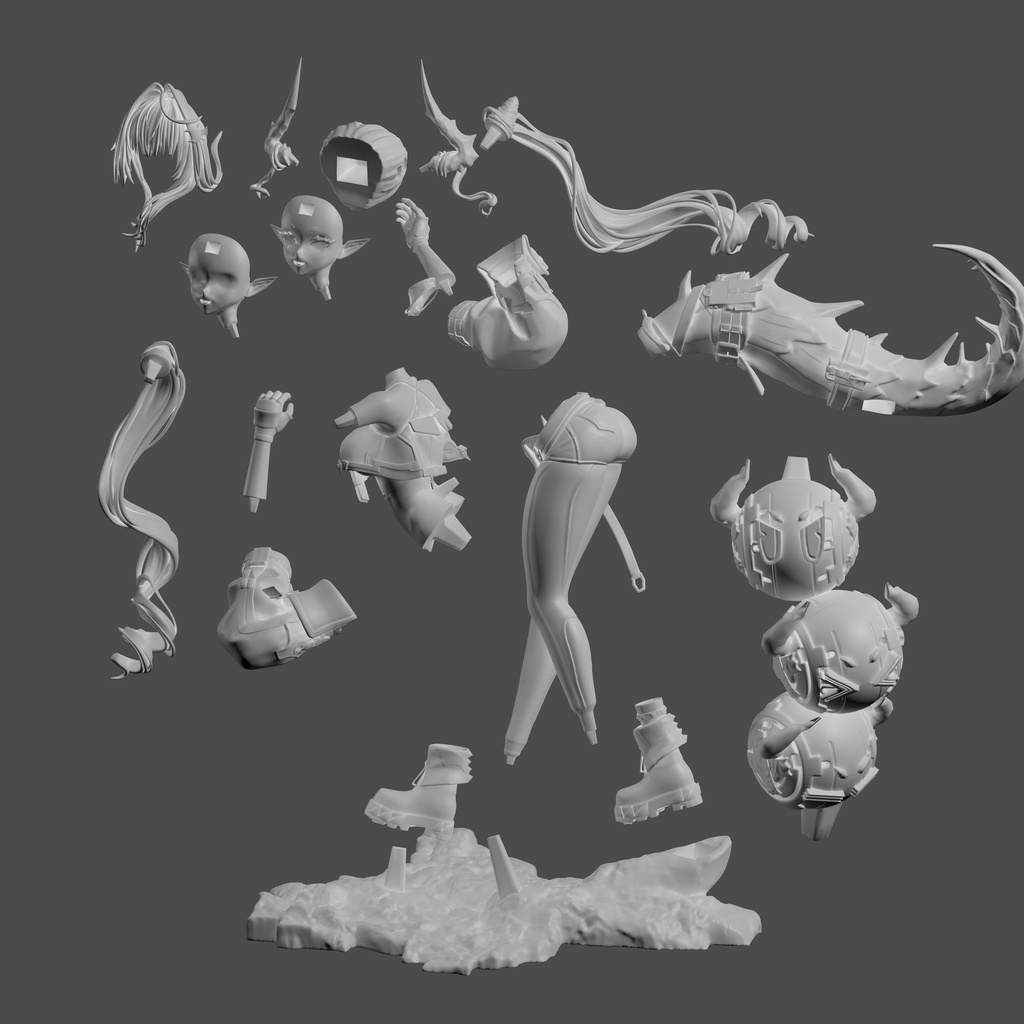 アークナイツ:エンドフィールド イヴォンヌ ガレージキット