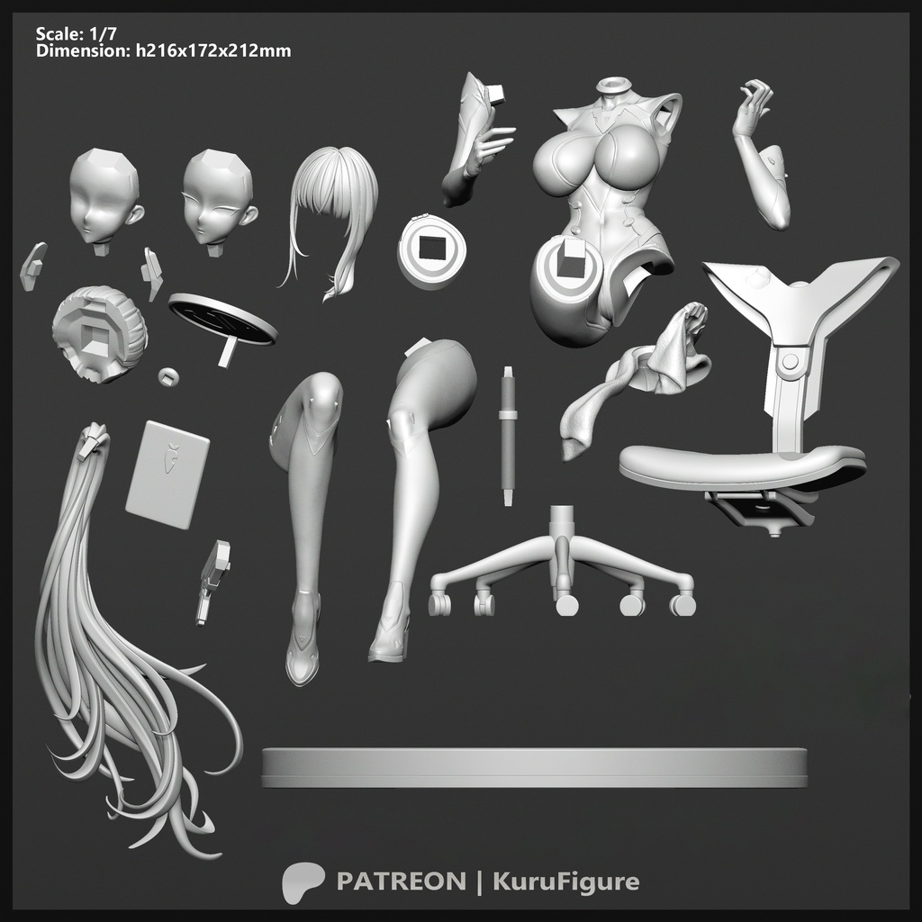 ブルーアーカイブ 臨戦リオ ガレージキット