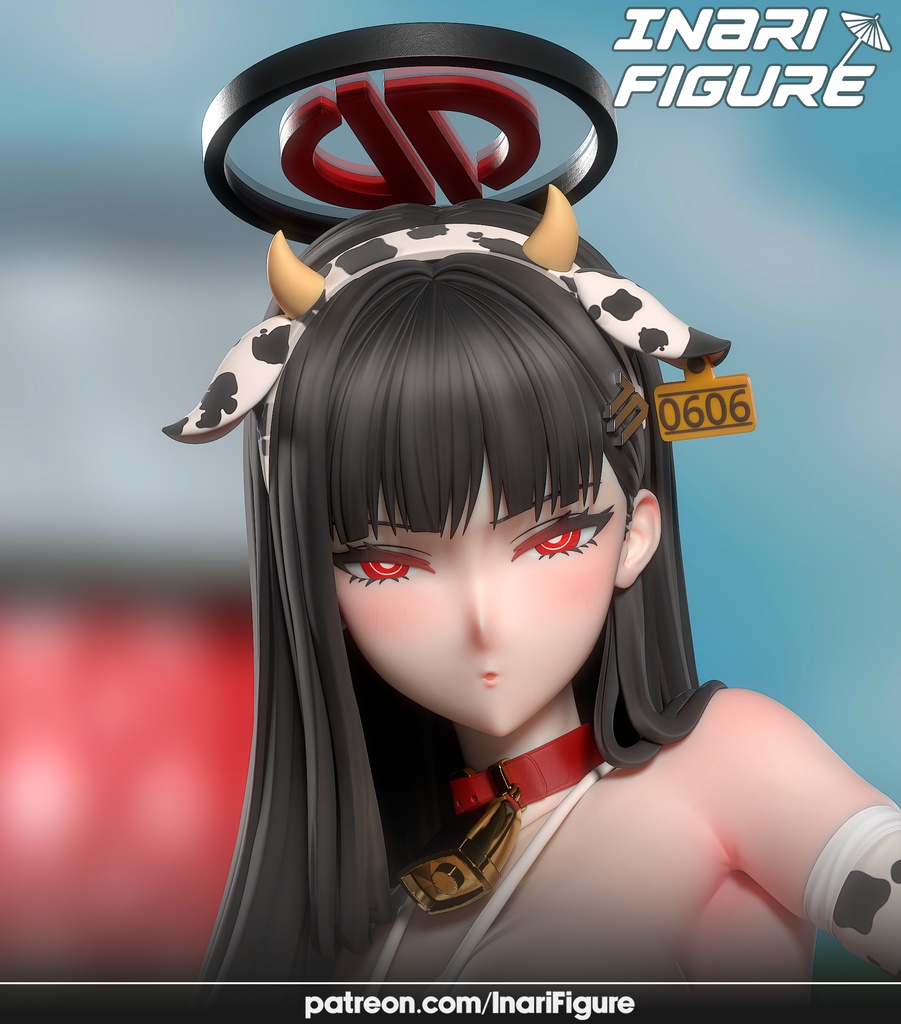 ブルーアーカイブ リオ(牛柄ビキニ) ガレージキット