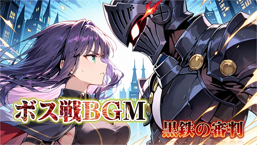 【フリーBGM】RPGボス戦闘曲「黒鉄の審判」【バトル/かっこいい/アップテンポ】