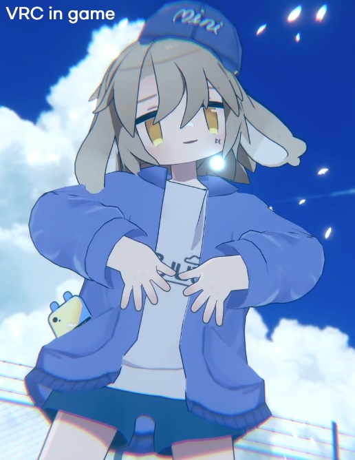 【3Dモデル】 うささき usasaki - Jacket & Cap