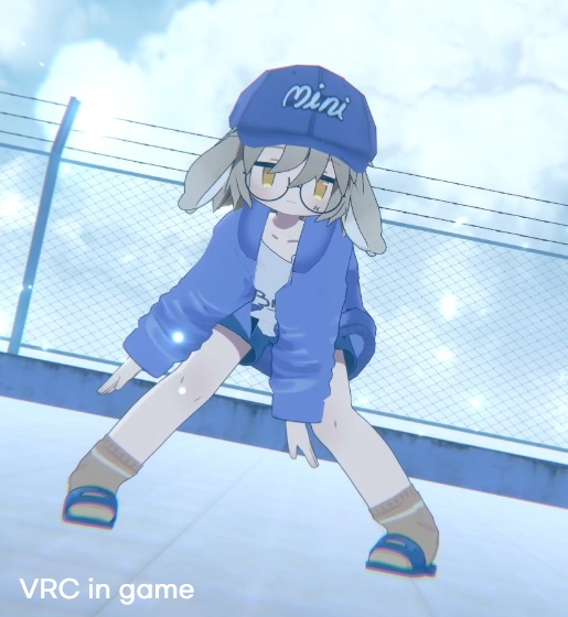 【3Dモデル】 うささき usasaki - Jacket & Cap