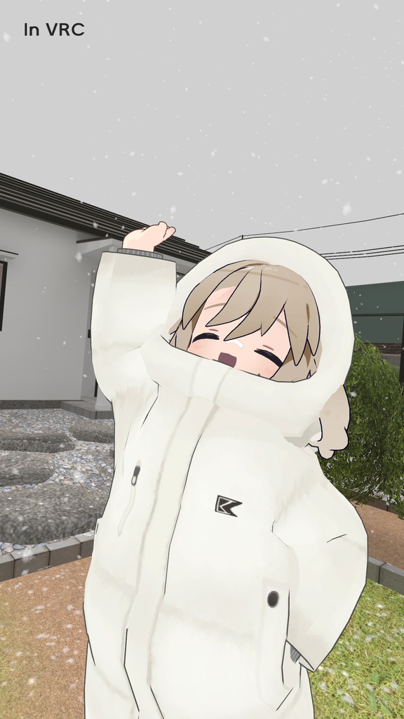 【3Dモデル】 うささき usasaki - Long Down Jacket