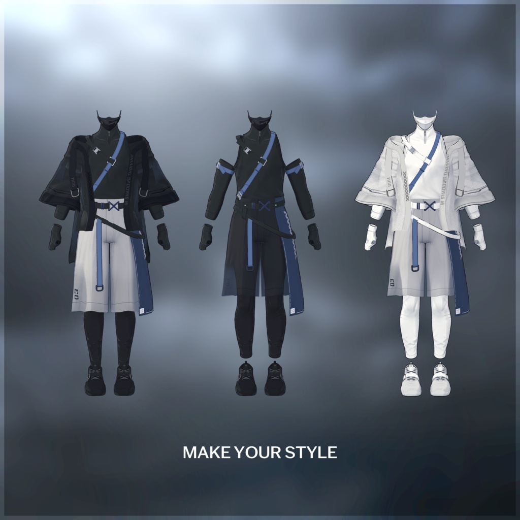 [水瀬, 狛乃, +Head, 怜-Rei, Demian] Summer Night Techwear 缩略图 10