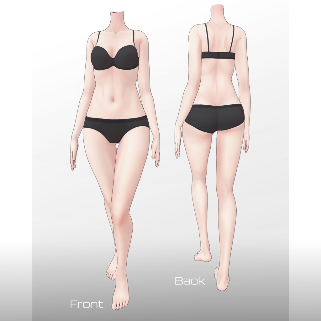 『NovaBody』VRChat 用制作向け共用素体