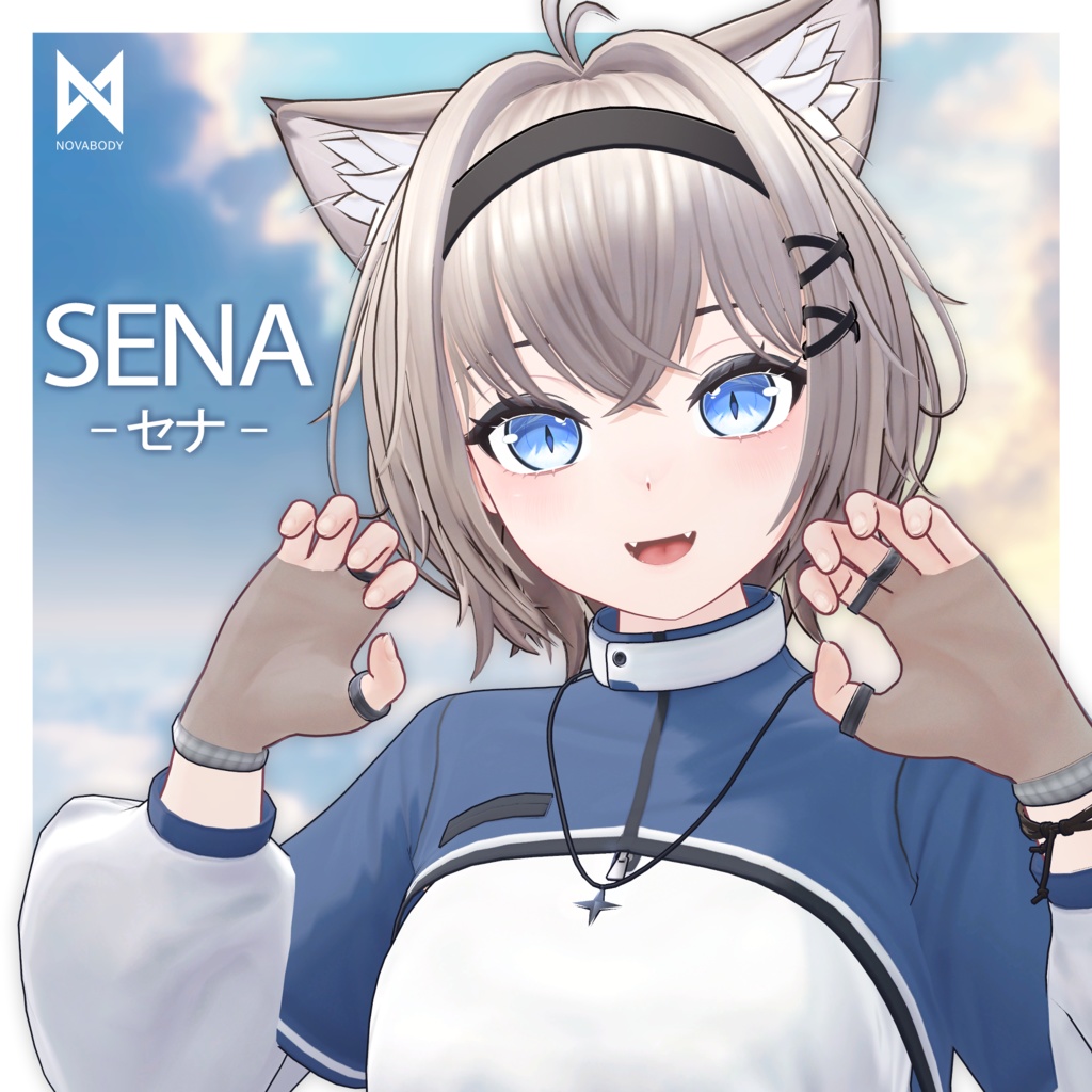 セナ』 - Sena / オリジナル3Dモデル - Blue Cloud - BOOTH