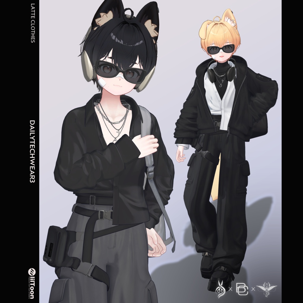 【8 アバター対応】 Daily Techwear-III