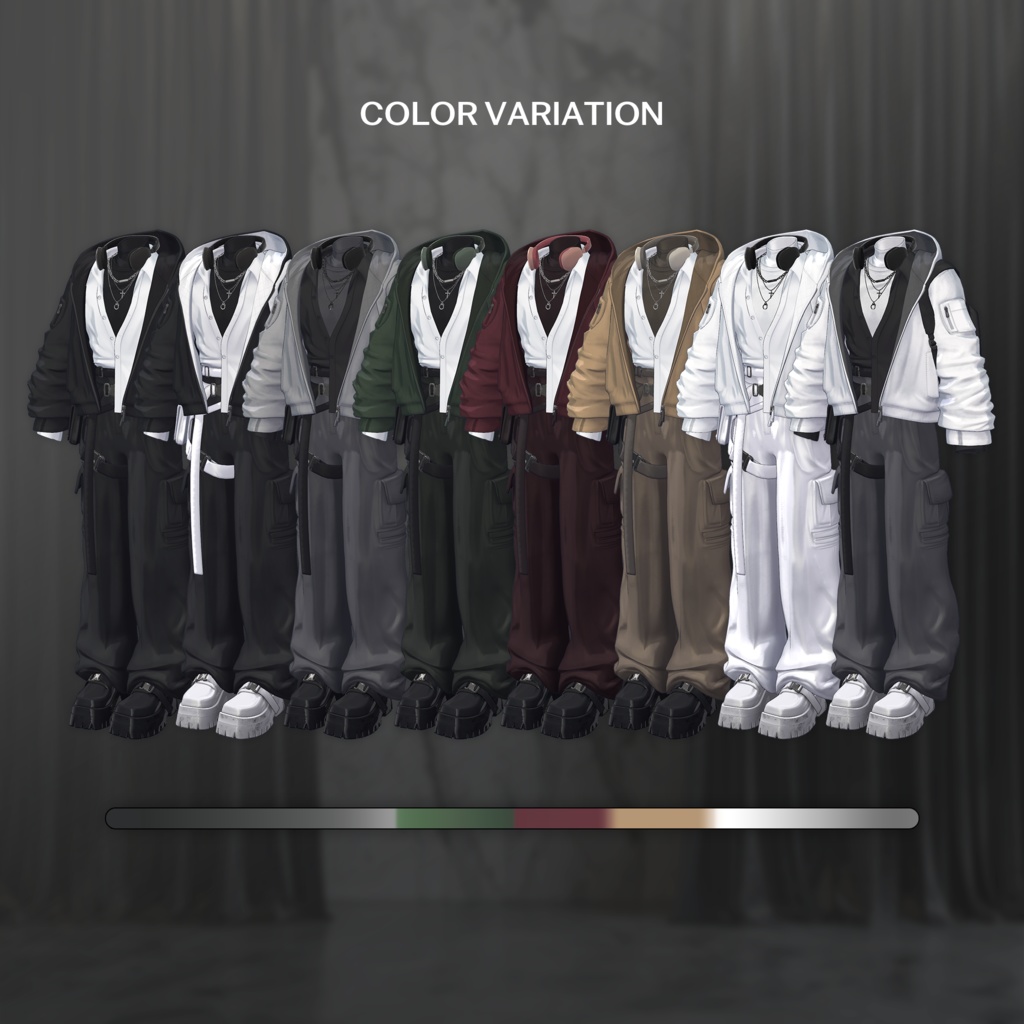 【7 アバター対応】 Daily Techwear-III