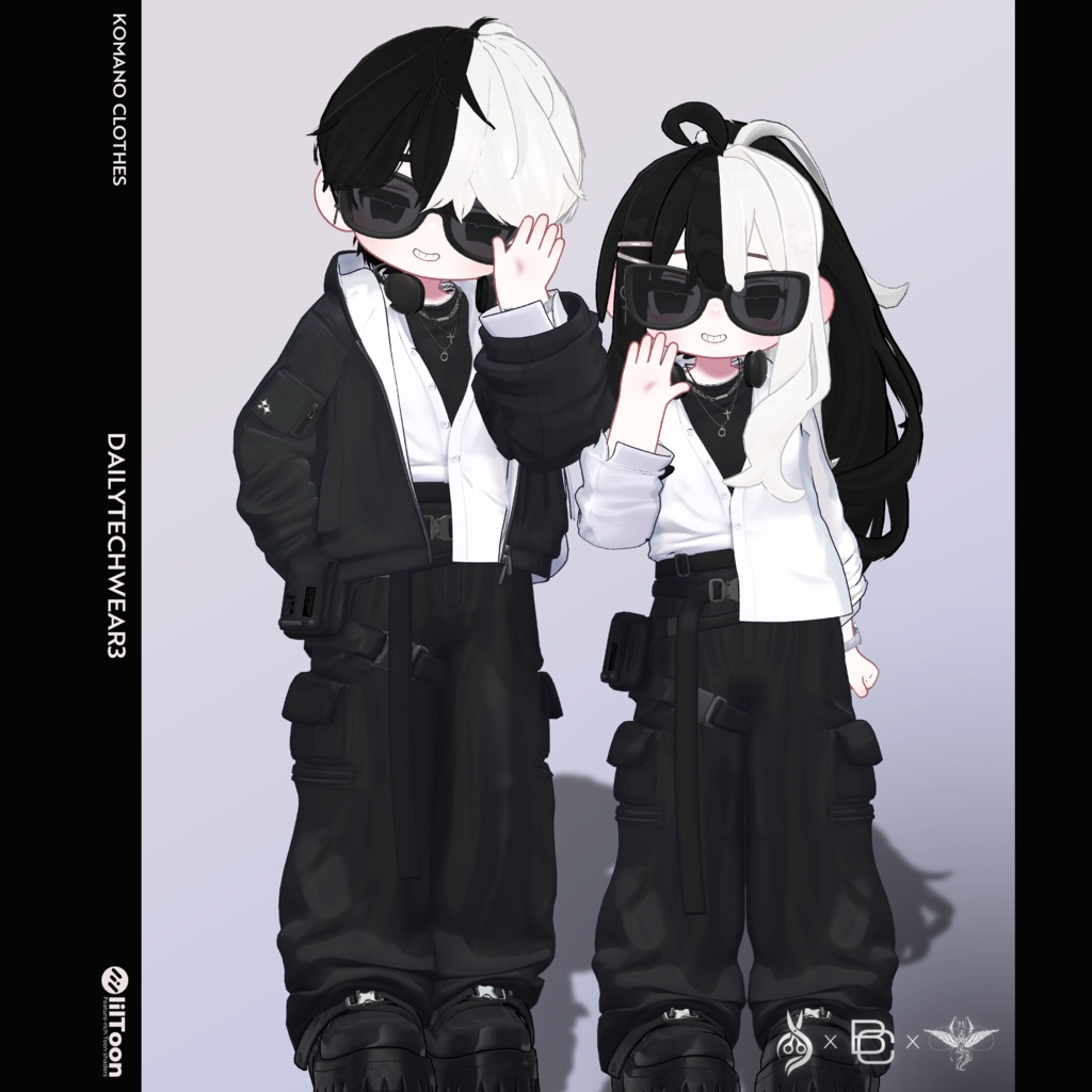 【7 アバター対応】 Daily Techwear-III