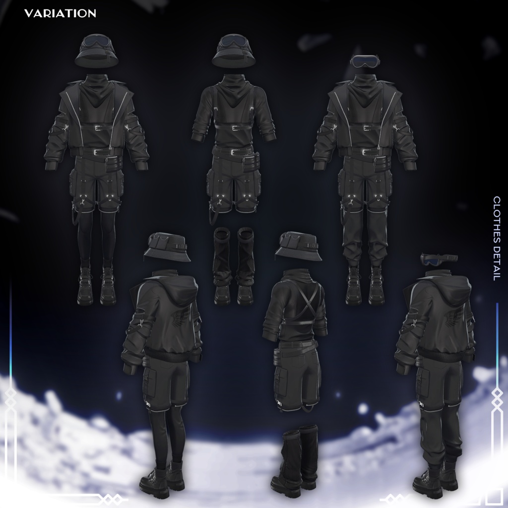 DailyTechwear-IV【7 アバター対応】