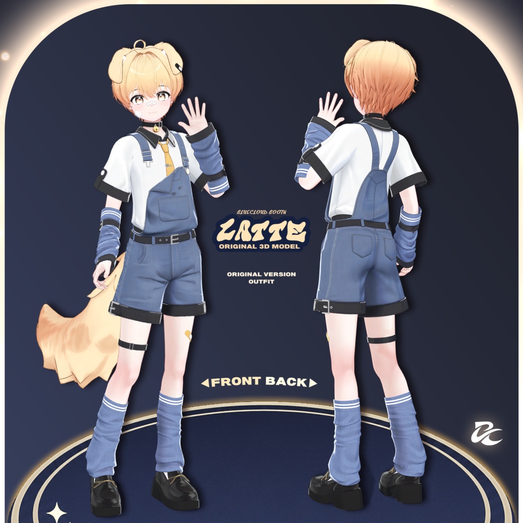 『ラテ』 - Latte / オリジナル3Dモデル