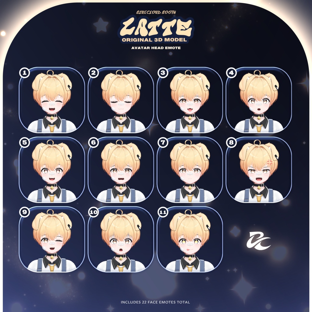 『ラテ』 - Latte / オリジナル3Dモデル
