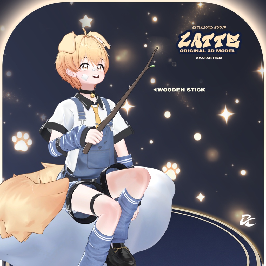 『ラテ』 - Latte / オリジナル3Dモデル
