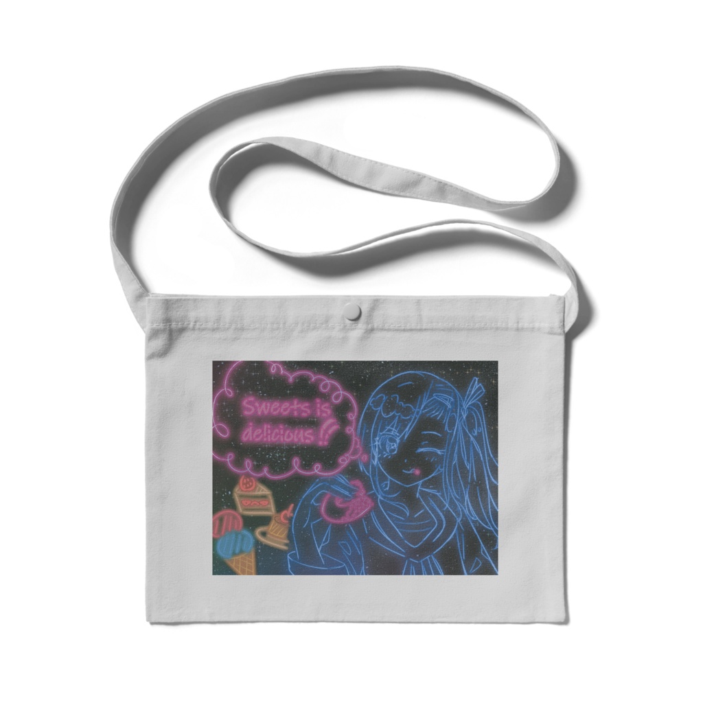 ネオン風女の子