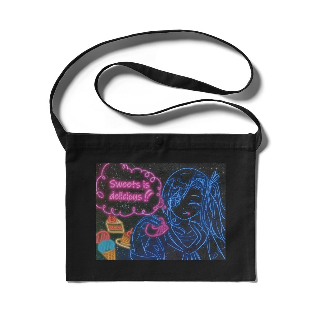 ネオン風女の子