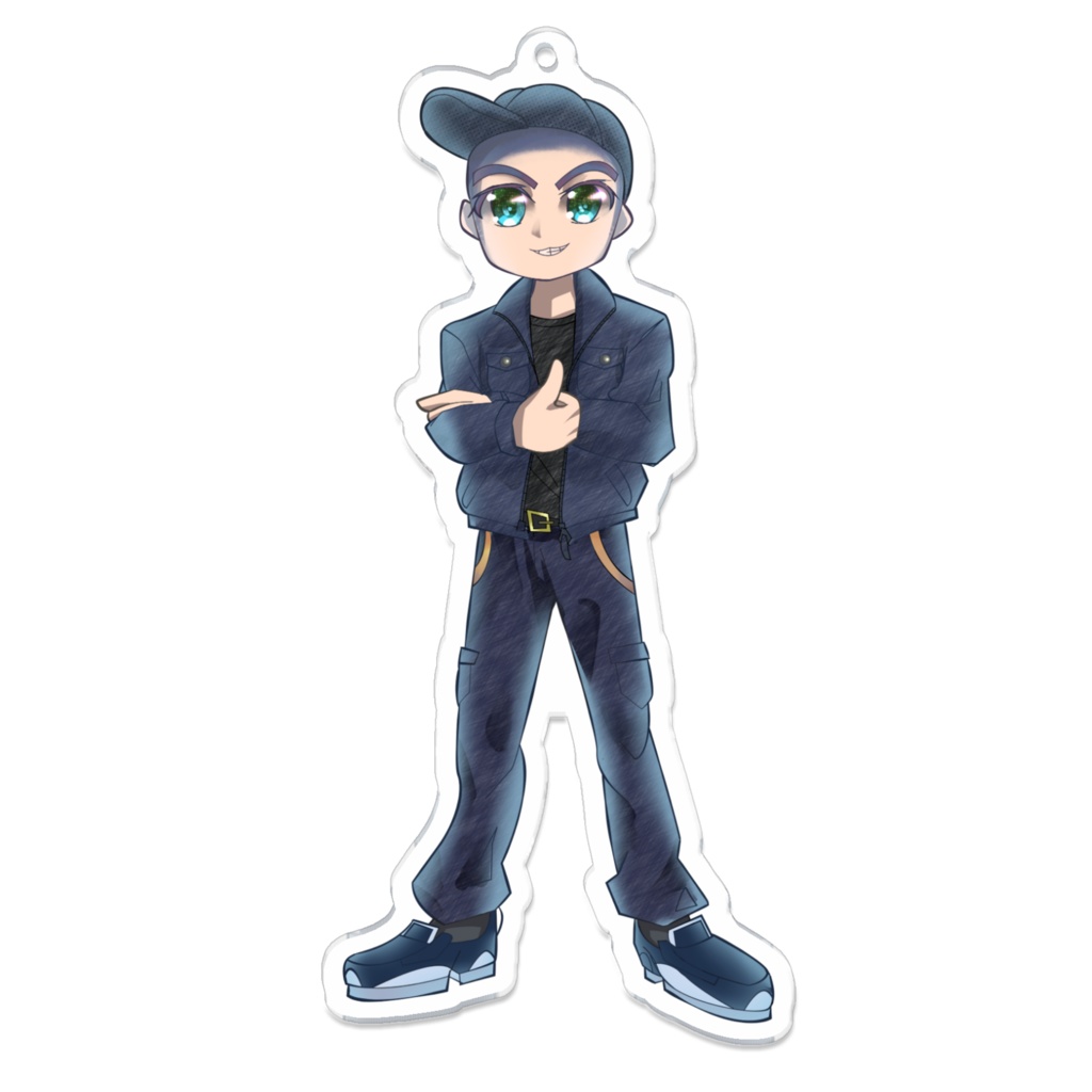 作業着お兄さん アクリルキーホルダー