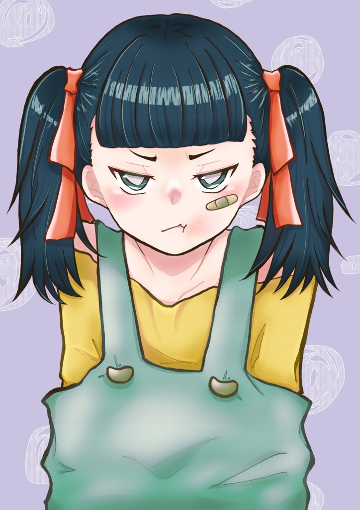 『前髪をぱっつんにされました。不服です。』クリアファイル