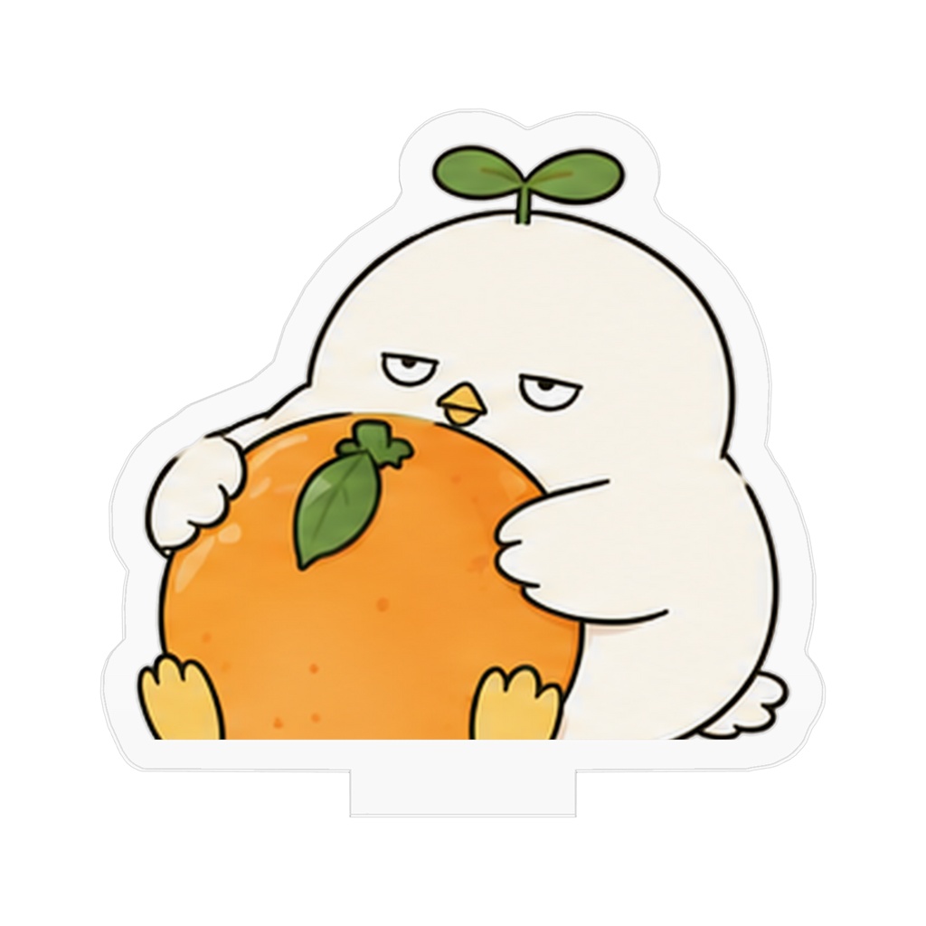 こもりのアクリルスタンド(大きなみかん)
