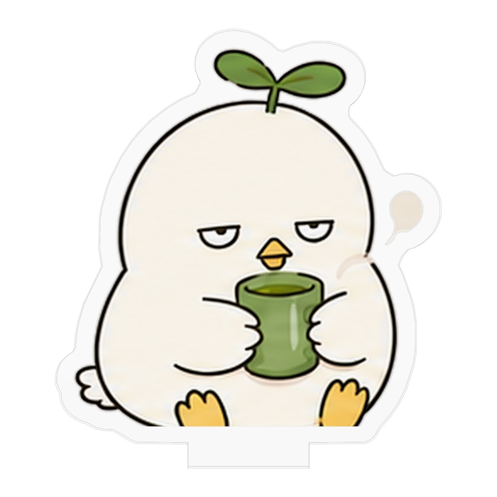 こもりのアクリルスタンド(お茶)