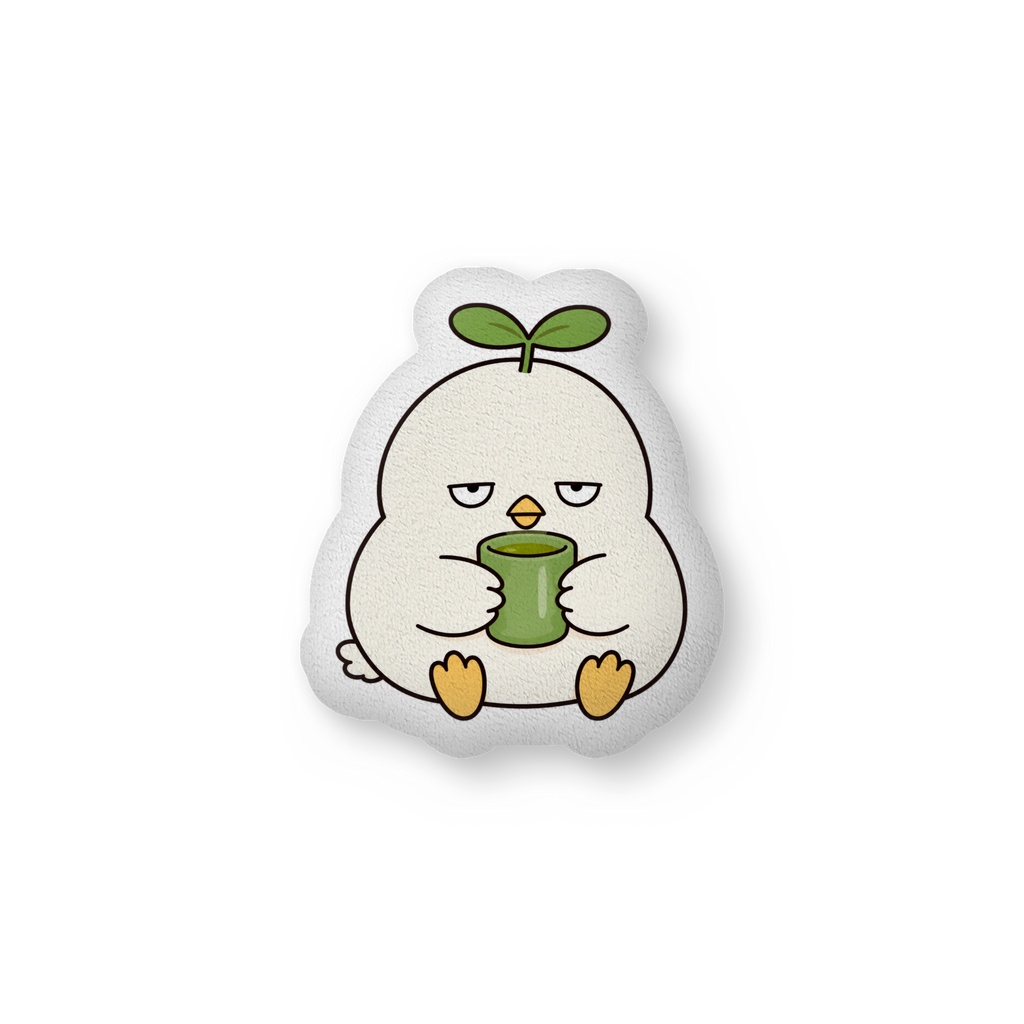 こもりのふかふかクッション(お茶)
