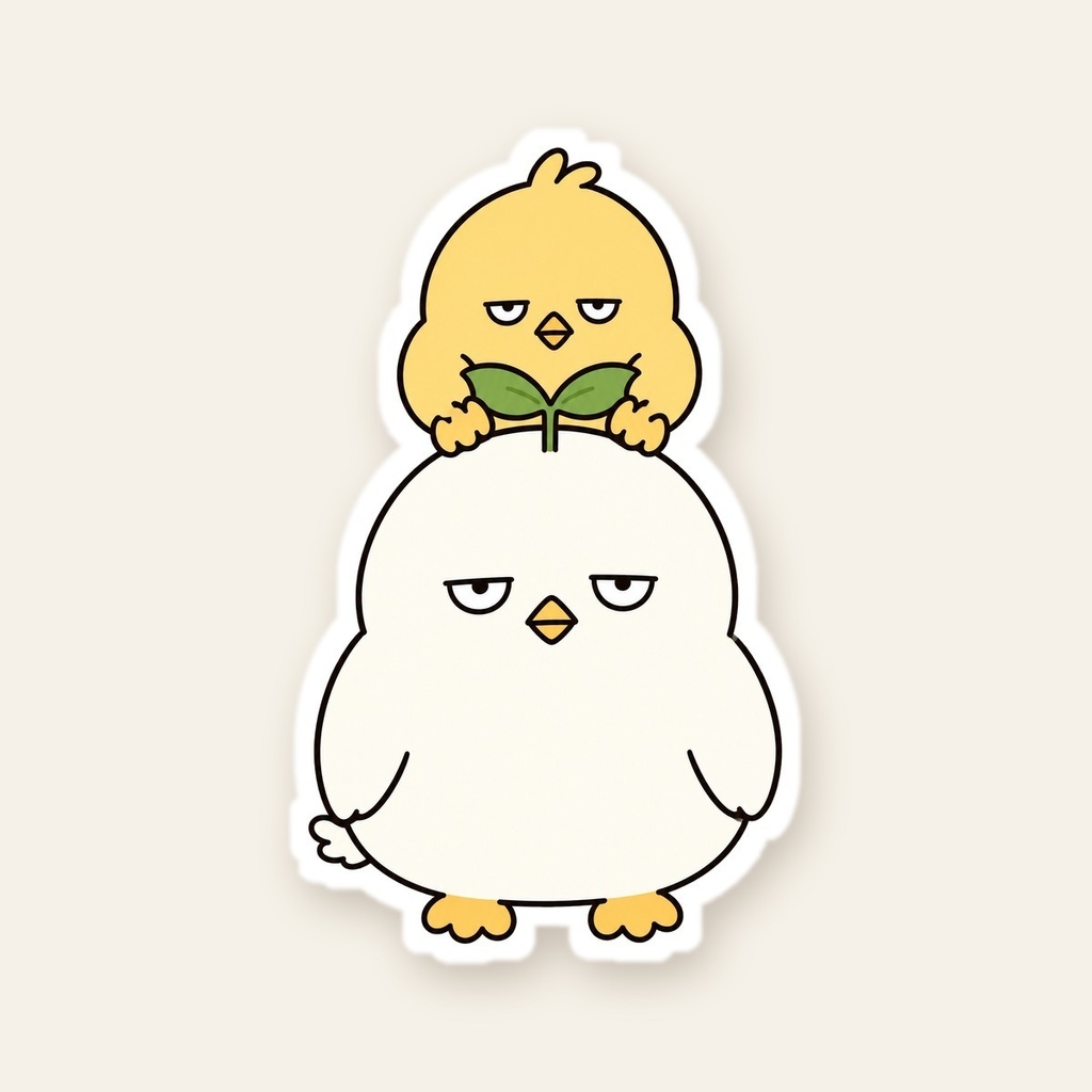 こもりのふかふかクッション（頭に相方）