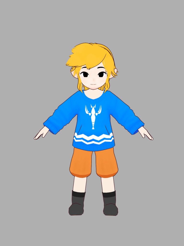 FREE TOON LINK VROID MODEL