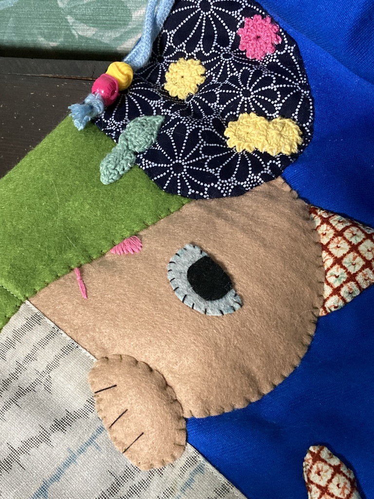 ニャン袋・ふっくら【あお】