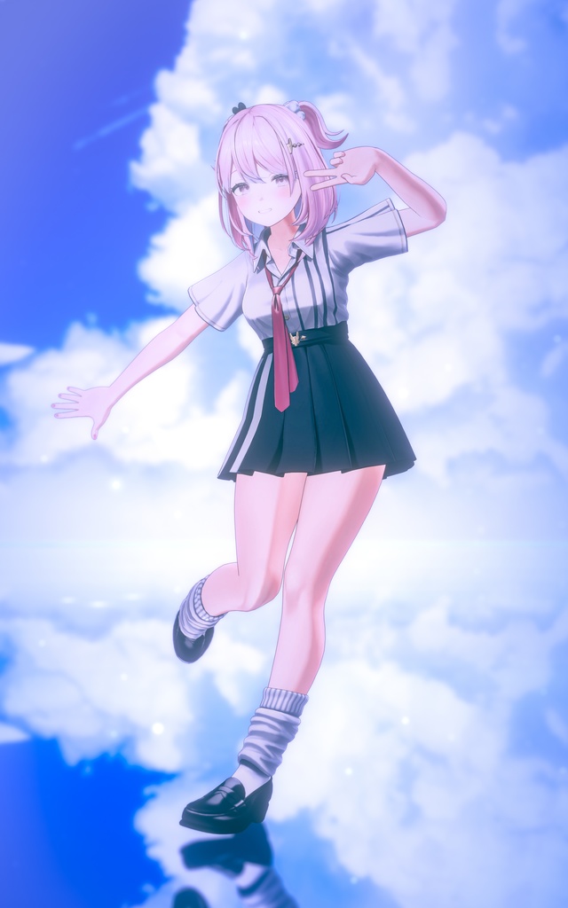 VRChat向けオリジナル3Dモデル「ゆうぎり」-YUGIRI-