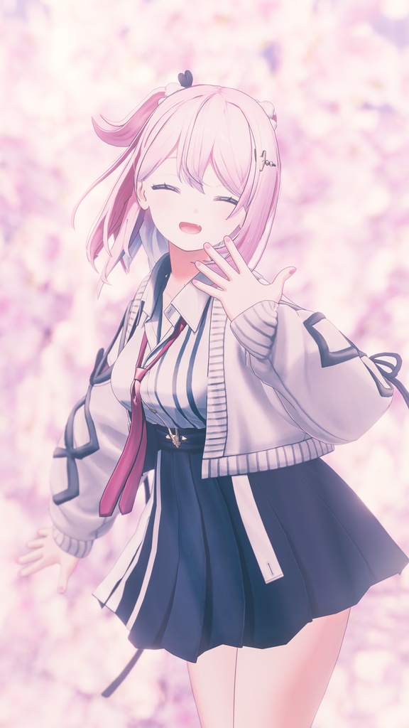 VRChat向けオリジナル3Dモデル「ゆうぎり」-YUGIRI-