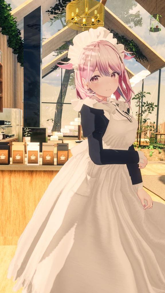 VRChat向けオリジナル3Dモデル「ゆうぎり」-YUGIRI-