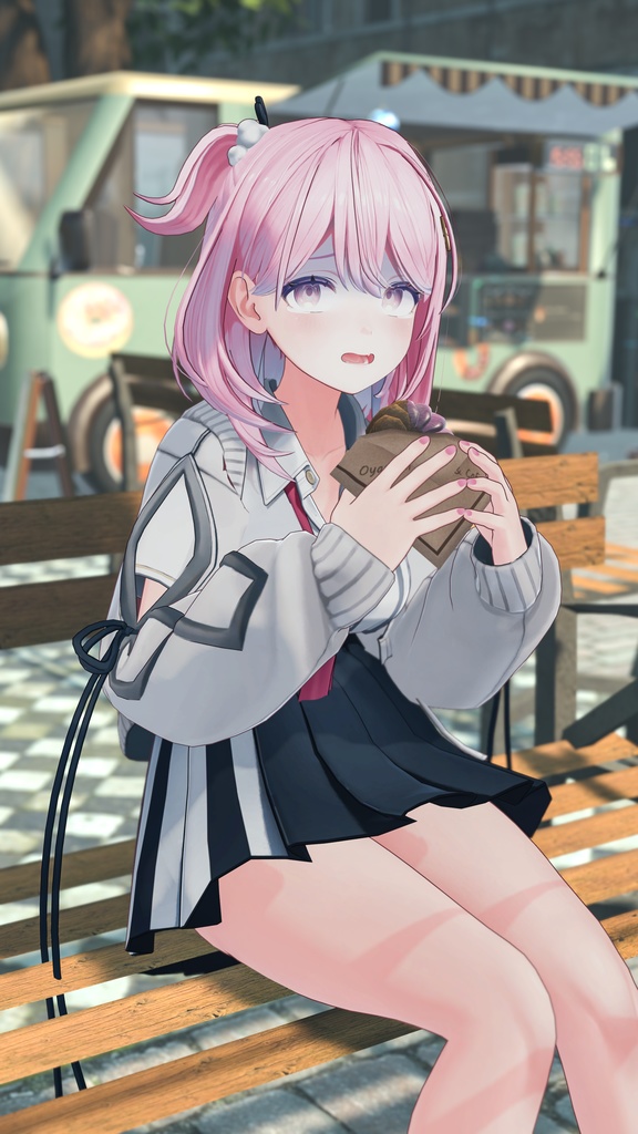 VRChat向けオリジナル3Dモデル「ゆうぎり」-YUGIRI-