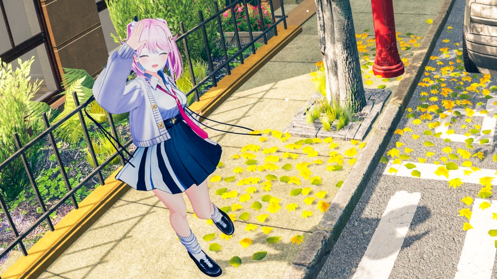 VRChat向けオリジナル3Dモデル「ゆうぎり」-YUGIRI-