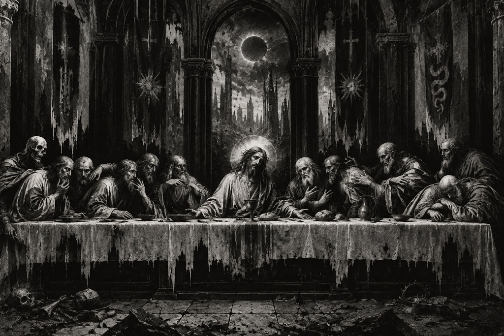 THE LAST SUPPER : BLACK