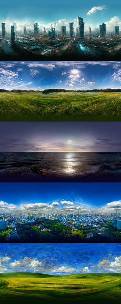 Midjourneyで作ったテクスチャとスカイボックス