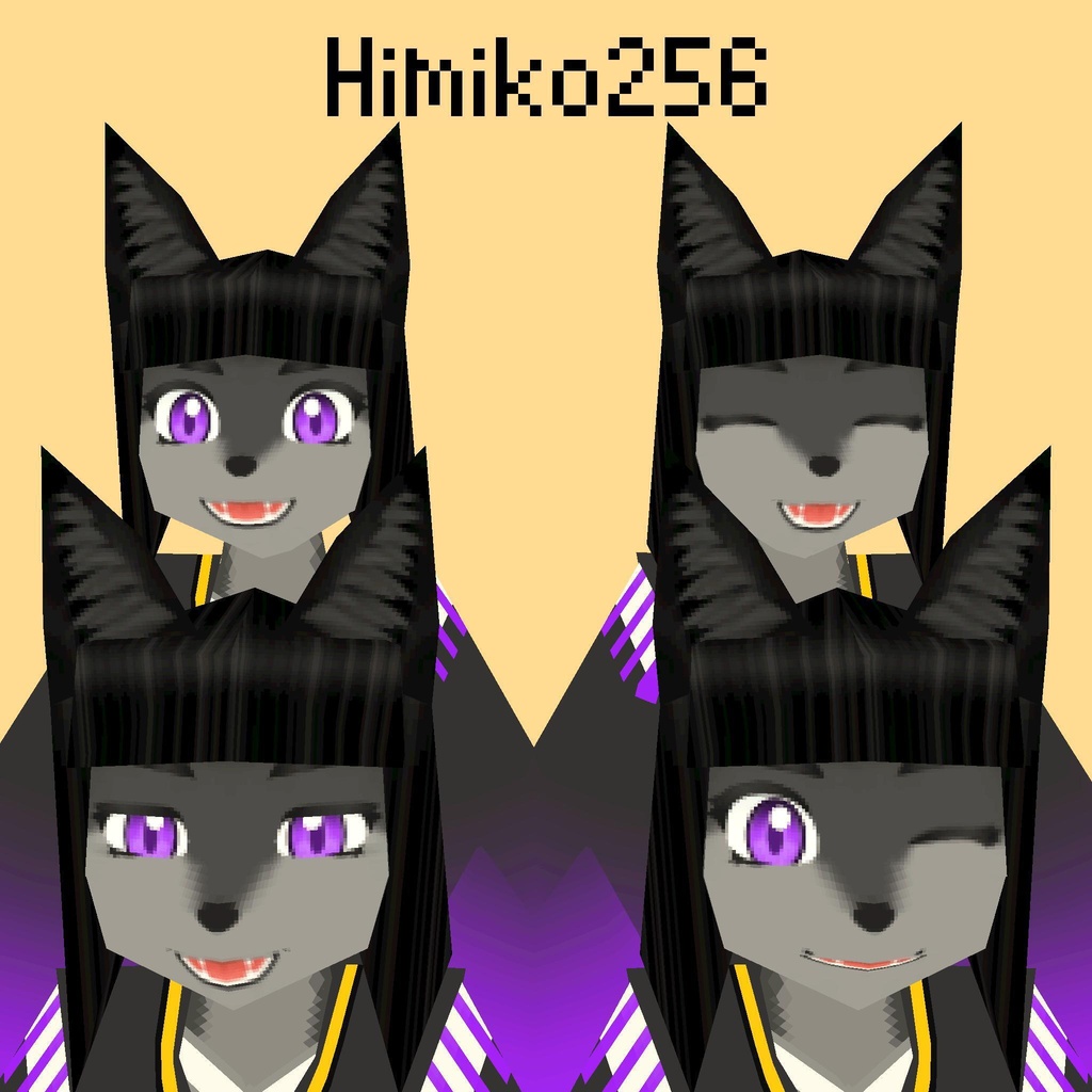 Himiko256 [VRChatアバター／CC0] - HENGE - 2/4