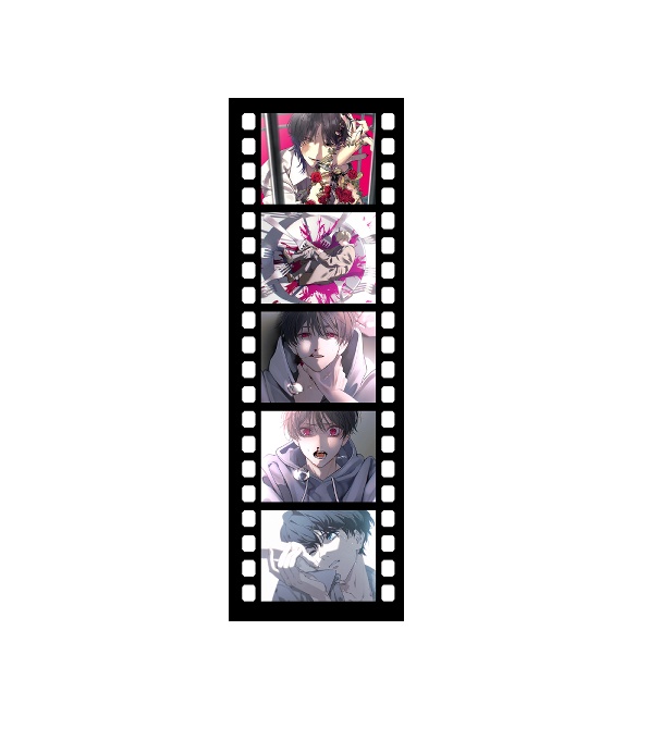 映画フィルム風しおり　ばら売り　C