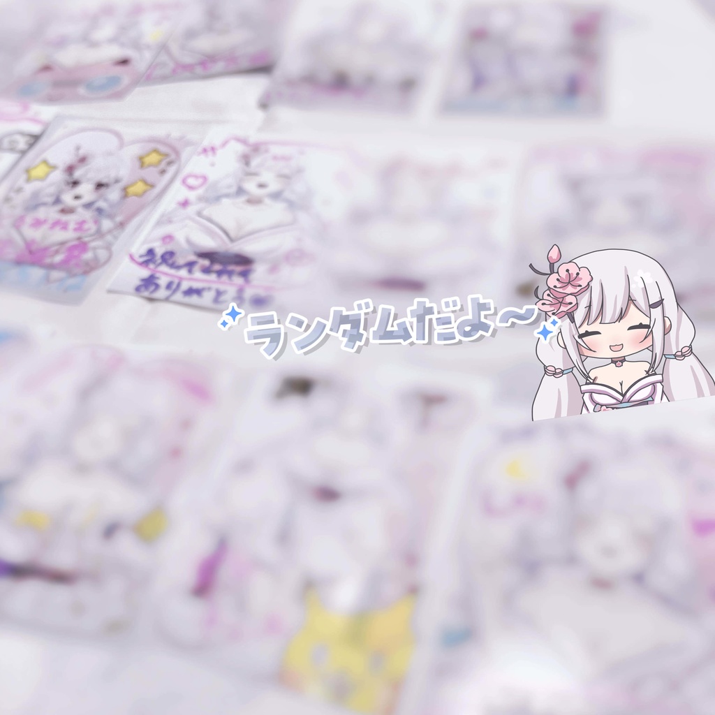 胡桃眠🌸お誕生日+1 周年記念グッズ♡チェキ風カード💕再販🎂【数量限定再販】